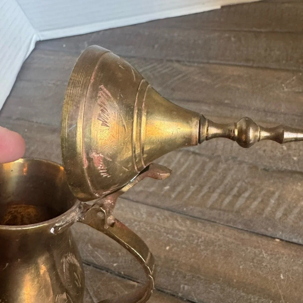 Middle Eastern Brass Coffee Pot